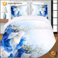 Conjunto de cama 3d 2016 design de flores impresso conjunto de cama 3d 100% poliéster 3d cama